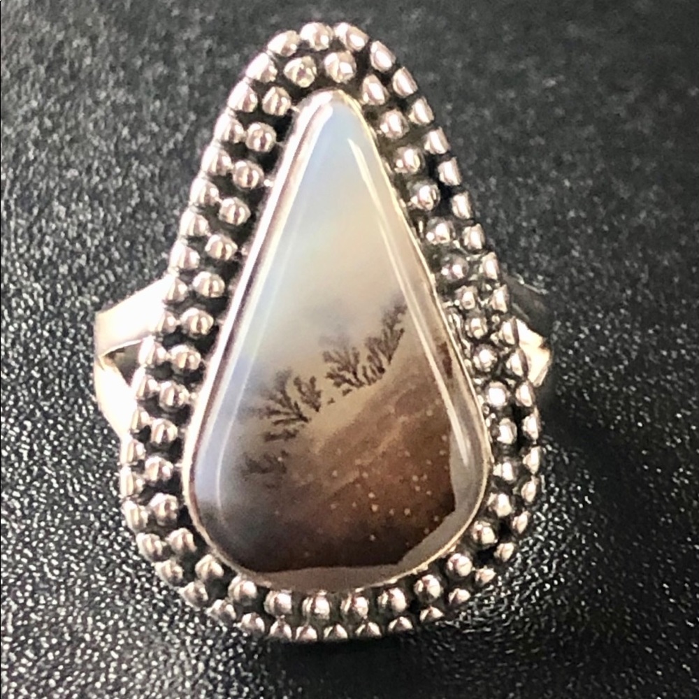 Artisan Crafted Dendritic Agate Ring